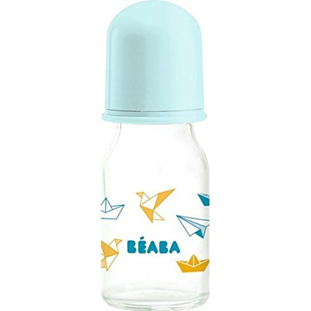 917-butyilochka-steklyannaya-beaba-origami-110-ml-blue